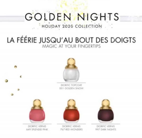 </p>
<p>                            Первая информация о новогодней коллекции Dior 2020 Golden Nights</p>
<p>                        